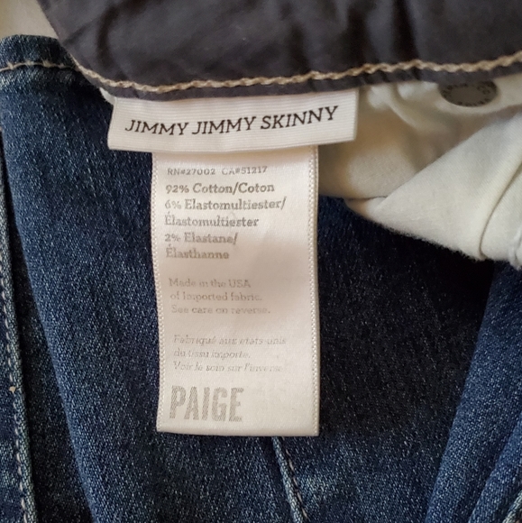 🎉HP💥SALE💥 Paige Jimmy Jimmy Carmen Jeans - Picture 8 of 10